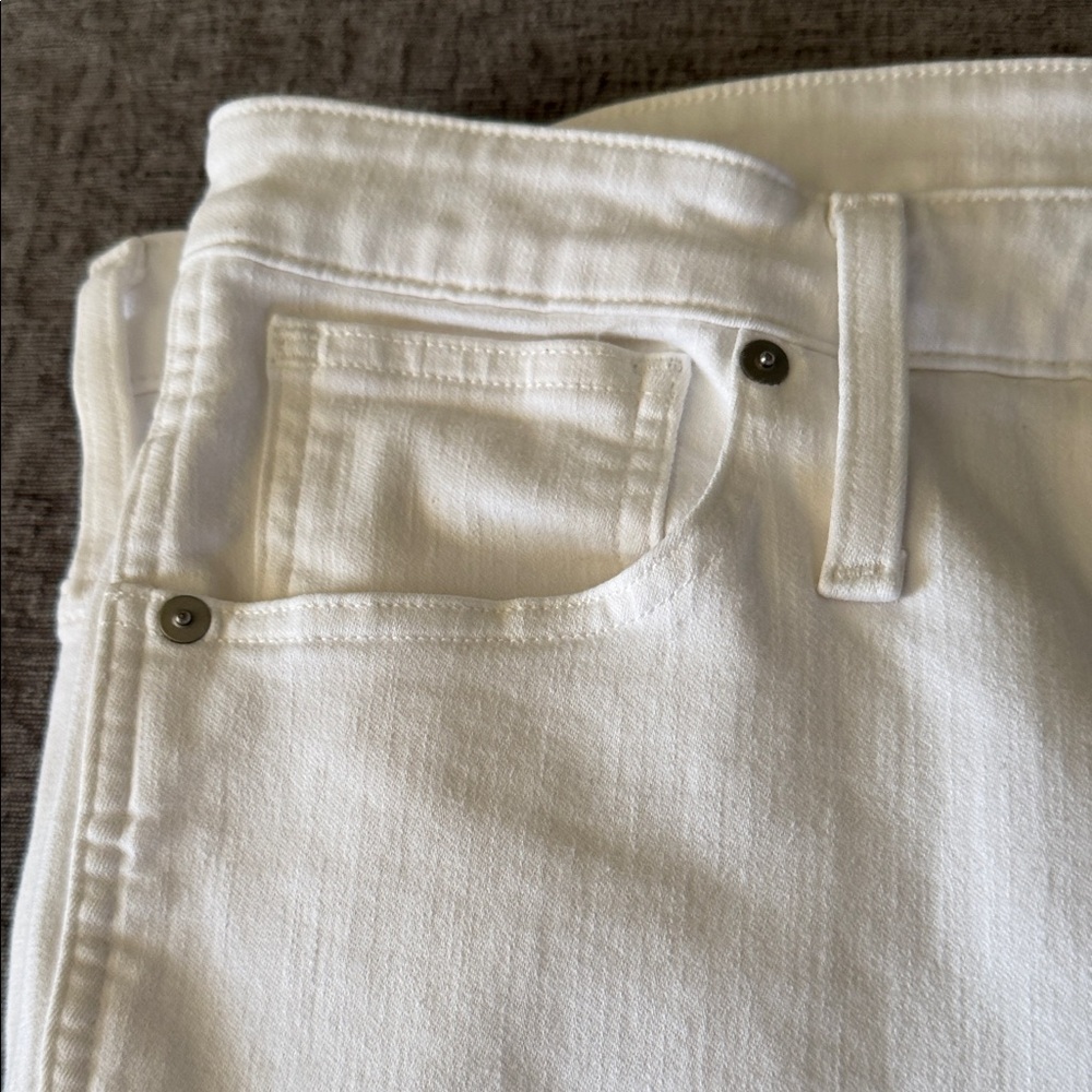 Madewell women’s white high skinny stretch denim Jeans size 16/33‎ - Picture 11 of 11